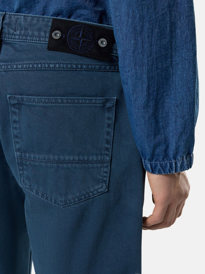 Stone Island Regular-Straight-Fit Five-Pocket Jeans J100005