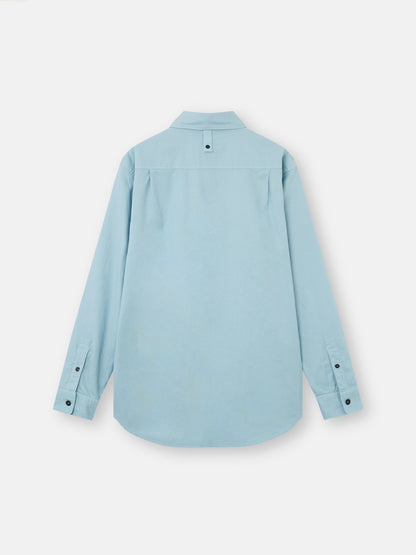 Stone Island Comfort-Fit Long-Sleeve Shirt with Logo Embroidery 1100004