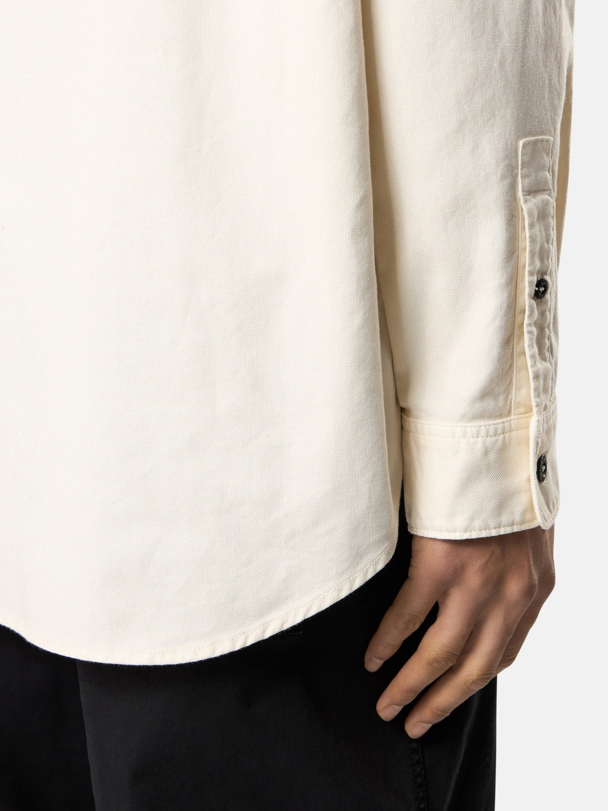 Stone Island Comfort-Fit Long-Sleeve Shirt with Logo Embroidery 1100004
