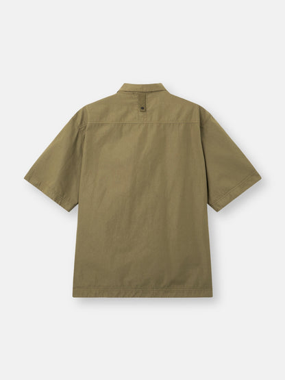 Stone Island Comfort-Fit Short-Sleeve Shirt with Chest Pocket 1100026