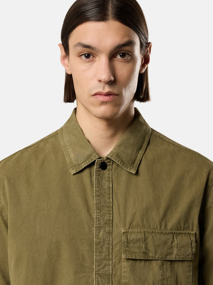 Stone Island Comfort-Fit Short-Sleeve Shirt with Pocket 1200031