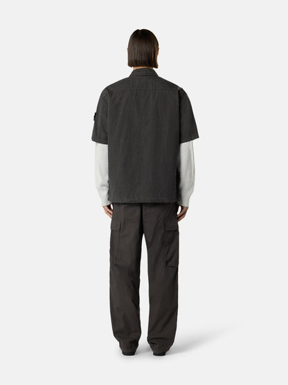 Stone Island Comfort-Fit Short-Sleeve Shirt with Pocket 1200031