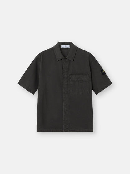 Stone Island Comfort-Fit Short-Sleeve Shirt with Pocket 1200031
