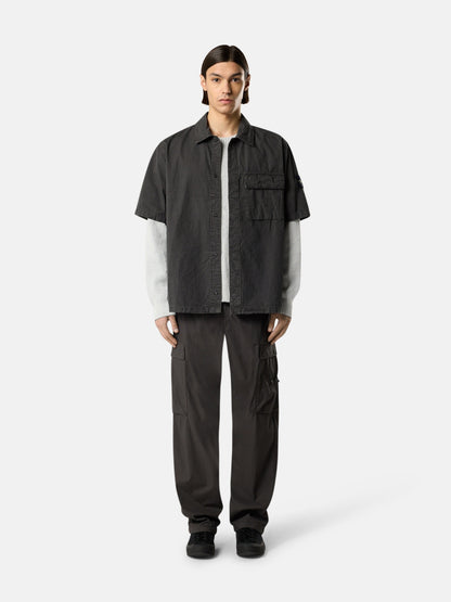 Stone Island Comfort-Fit Short-Sleeve Shirt with Pocket 1200031