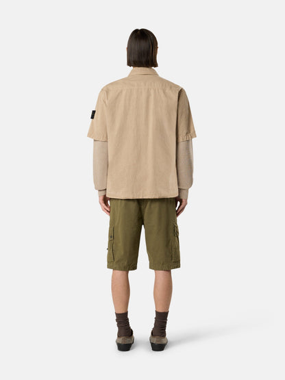 Stone Island Comfort-Fit Short-Sleeve Shirt with Pocket 1200031