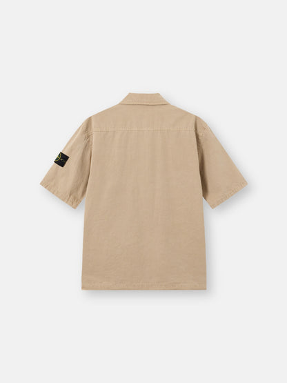 Stone Island Comfort-Fit Short-Sleeve Shirt with Pocket 1200031