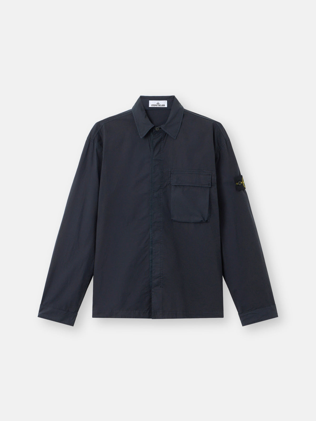 Stone Island Comfort-Fit Overshirt with Snap Fastening 1200032