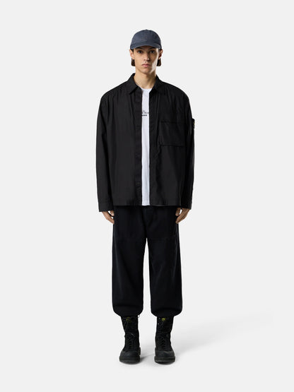 Stone Island Comfort-Fit Overshirt with Snap Fastening 1200032