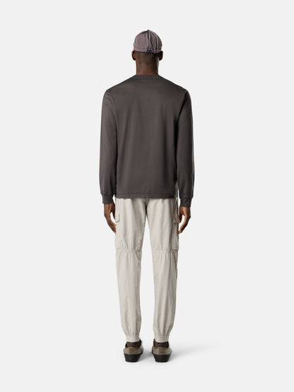 Stone Island Slim-Fit Long-Sleeve T-Shirt with Compass Patch 2100031