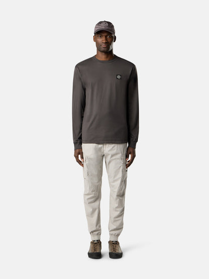 Stone Island Slim-Fit Long-Sleeve T-Shirt with Compass Patch 2100031