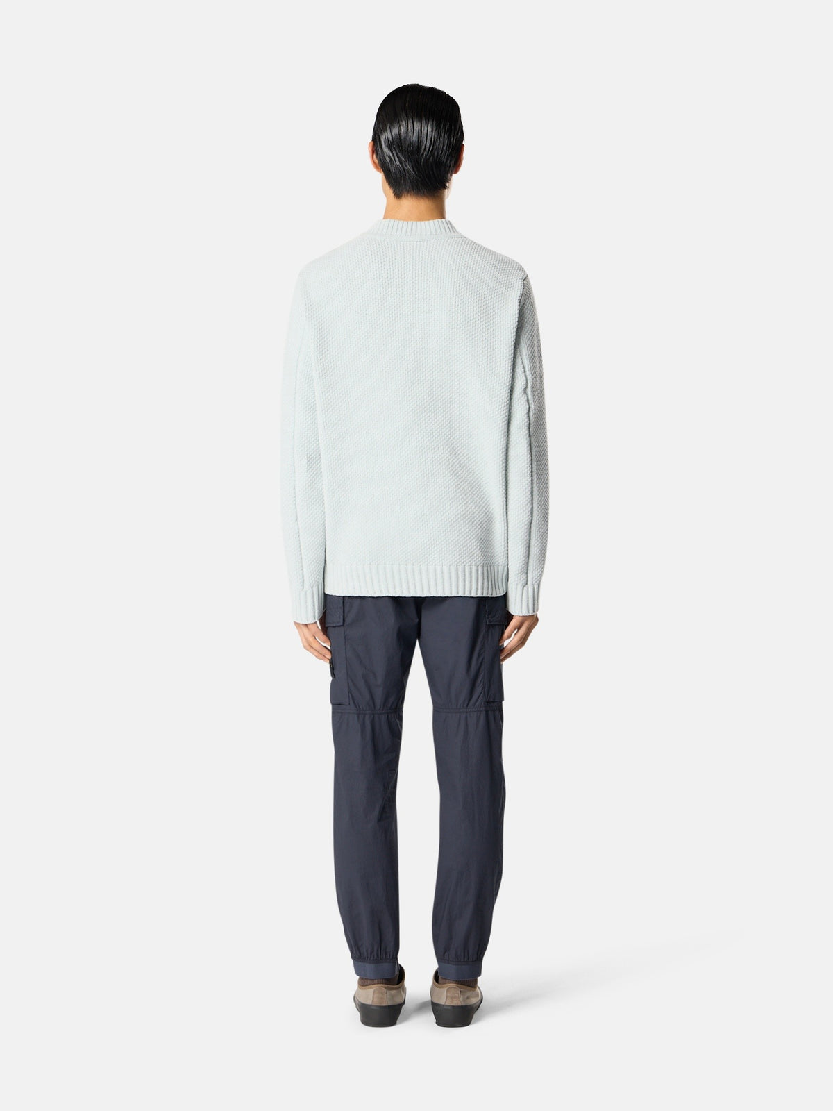 Stone Island Regular-Tapered-Fit Cargo Trousers with Elasticated Waistband 3100031