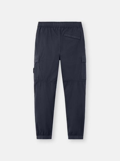 Stone Island Regular-Tapered-Fit Cargo Trousers with Elasticated Waistband 3100031