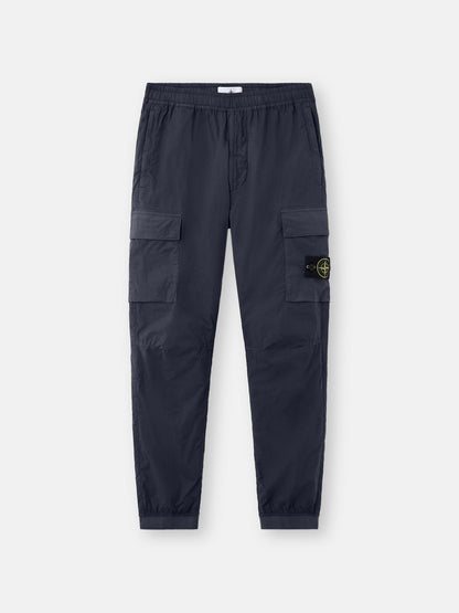 Stone Island Regular-Tapered-Fit Cargo Trousers with Elasticated Waistband 3100031