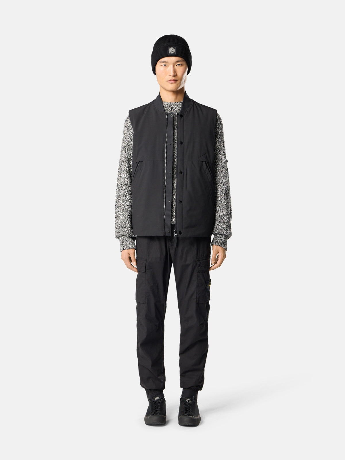 Stone Island Regular-Tapered-Fit Cargo Trousers with Elasticated Waistband 3100031