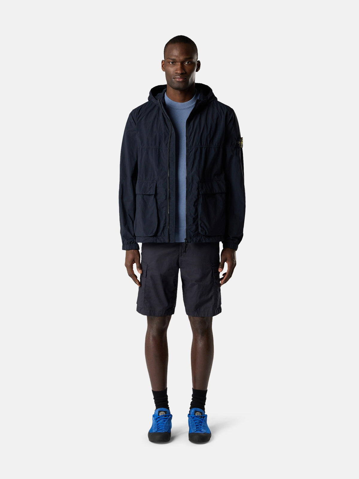 Stone Island Short Hooded Parka with Anti-Drop 4100112