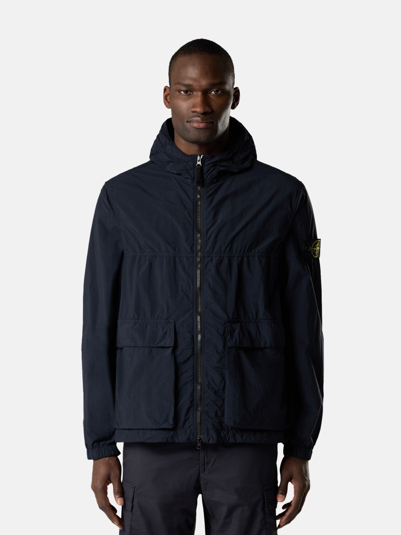 Stone Island Short Hooded Parka with Anti-Drop 4100112