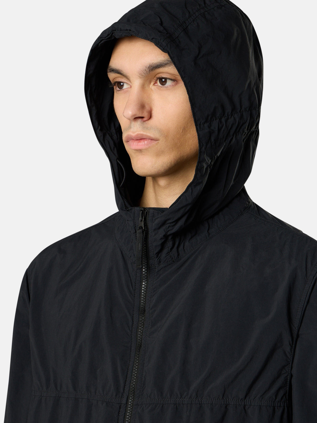 Stone Island Short Hooded Parka with Anti-Drop 4100112
