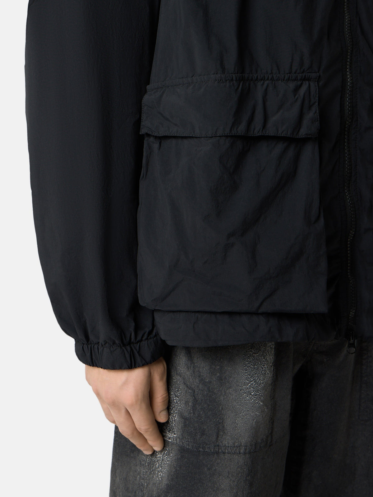 Stone Island Short Hooded Parka with Anti-Drop 4100112