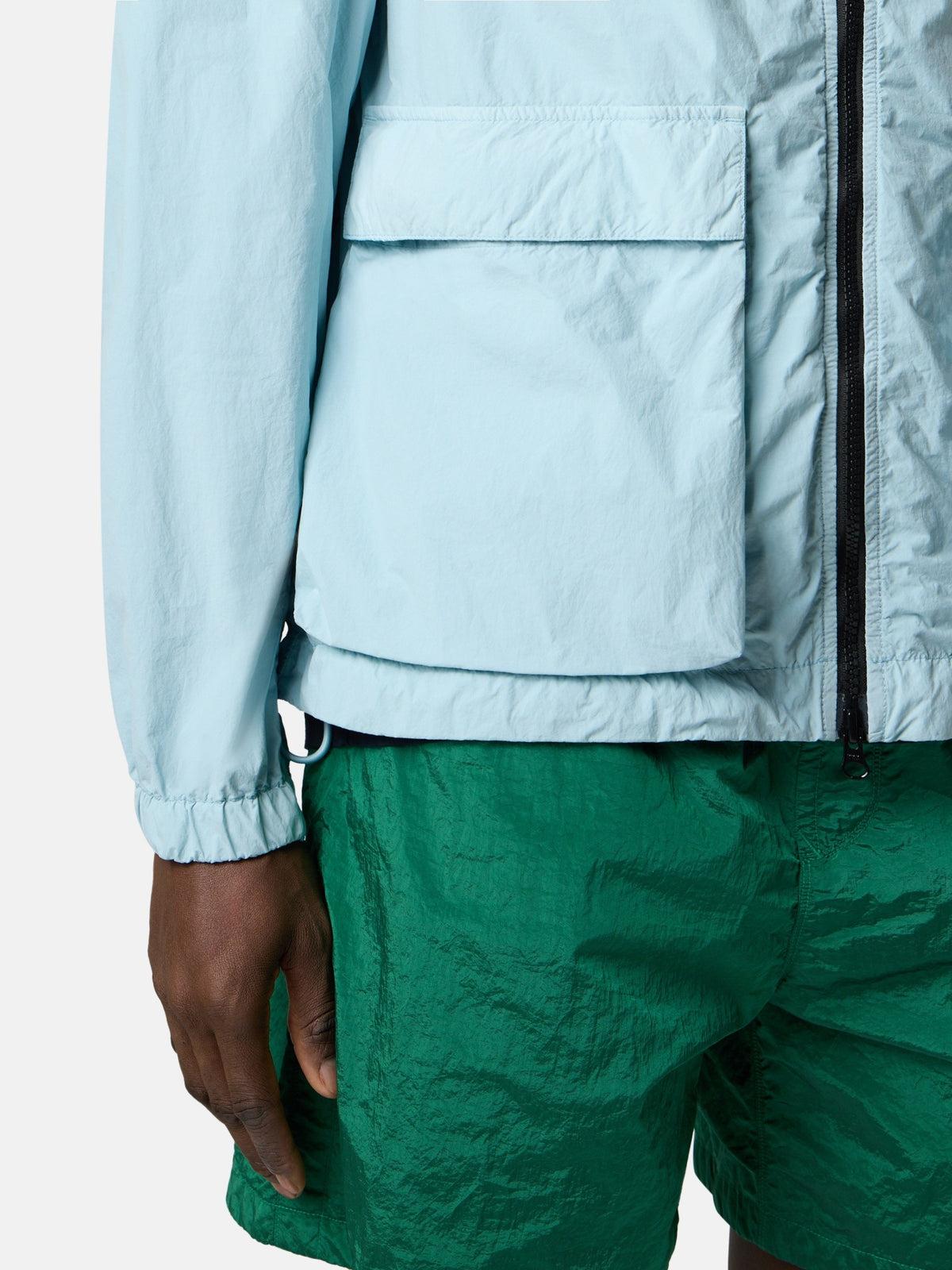 Stone Island Short Hooded Parka with Anti-Drop 4100112