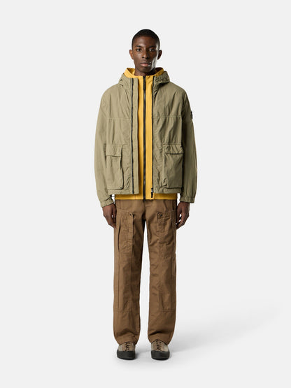 Stone Island Short Hooded Parka with Anti-Drop 4100112