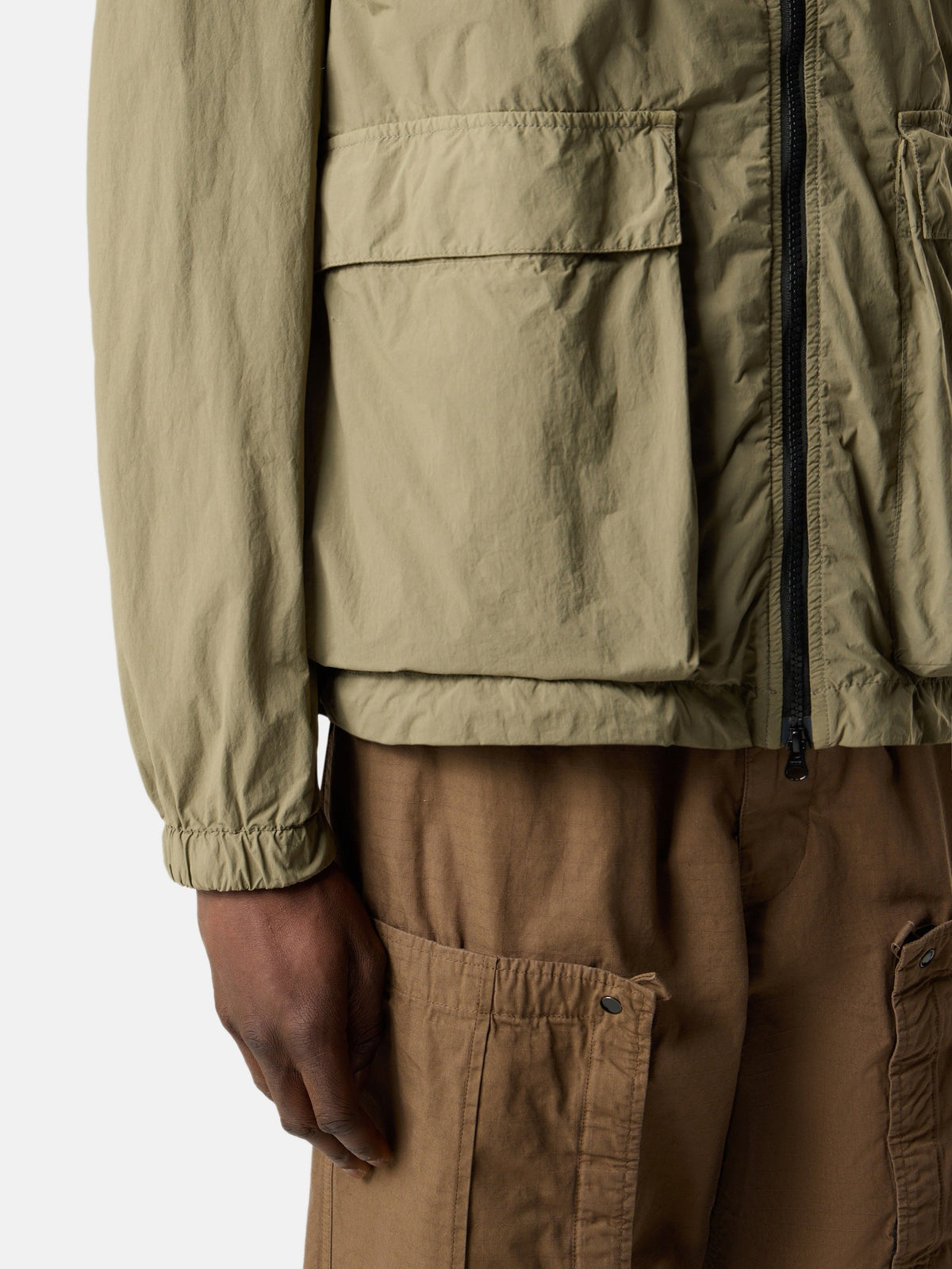 Stone Island Short Hooded Parka with Anti-Drop 4100112