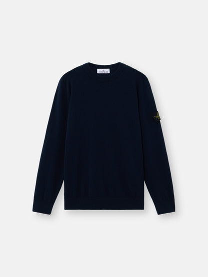 Stone Island Crewneck Jumper with Rolled Edges 5100010