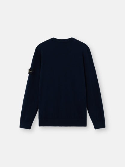 Stone Island Crewneck Jumper with Rolled Edges 5100010