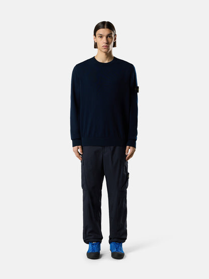 Stone Island Crewneck Jumper with Rolled Edges 5100010