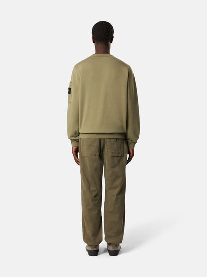 Stone Island Regular-Fit Crewneck Sweatshirt with Seasonal Pocket 6100019