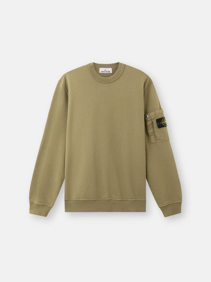 Stone Island Regular-Fit Crewneck Sweatshirt with Seasonal Pocket 6100019