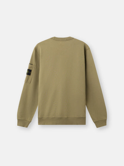 Stone Island Regular-Fit Crewneck Sweatshirt with Seasonal Pocket 6100019