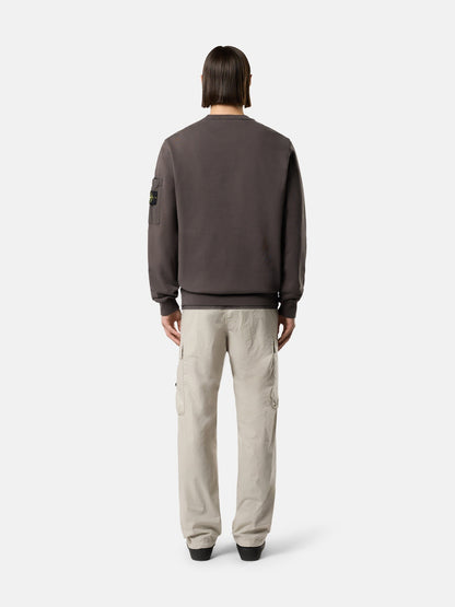 Stone Island Regular-Fit Crewneck Sweatshirt with Seasonal Pocket 6100019