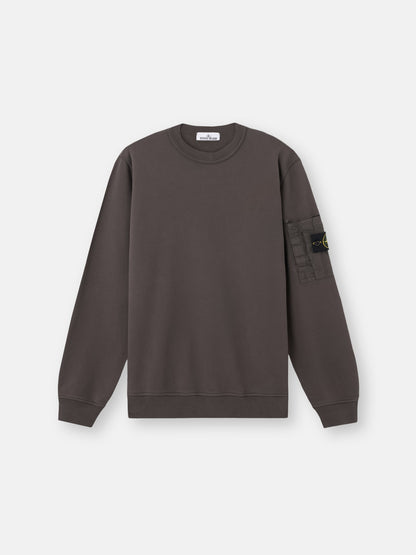 Stone Island Regular-Fit Crewneck Sweatshirt with Seasonal Pocket 6100019
