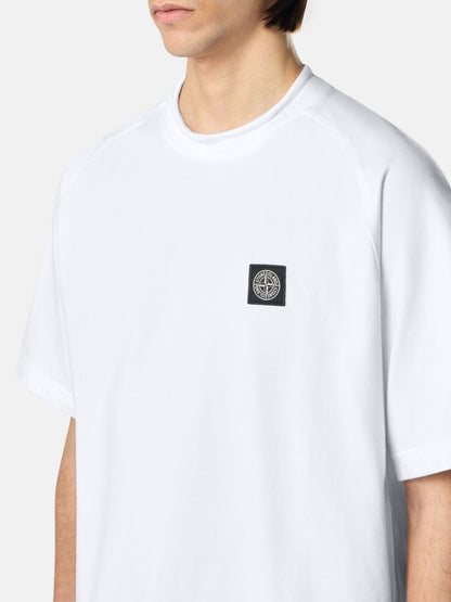 Stone Island Regular-Fit Short-Sleeve Sweatshirt with Compass Patch 6100029