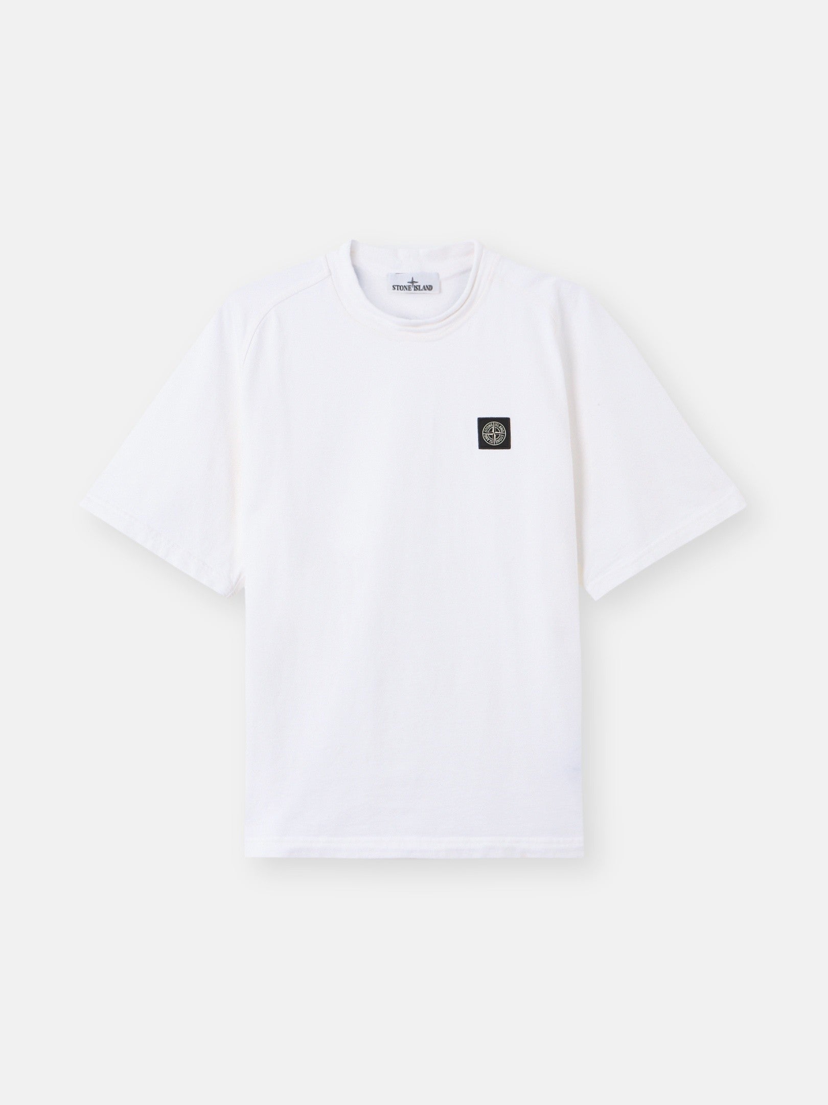 Stone Island Regular-Fit Short-Sleeve Sweatshirt with Compass Patch 6100029