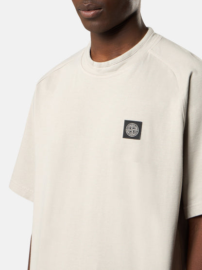 Stone Island Regular-Fit Short-Sleeve Sweatshirt with Compass Patch 6100029