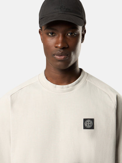Stone Island Regular-Fit Short-Sleeve Sweatshirt with Compass Patch 6100029