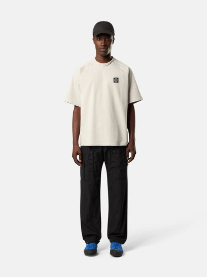Stone Island Regular-Fit Short-Sleeve Sweatshirt with Compass Patch 6100029