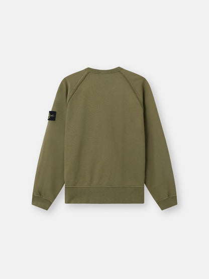 Stone Island Oversized-Fit Crewneck Sweatshirt with Raglan Sleeves 6100041