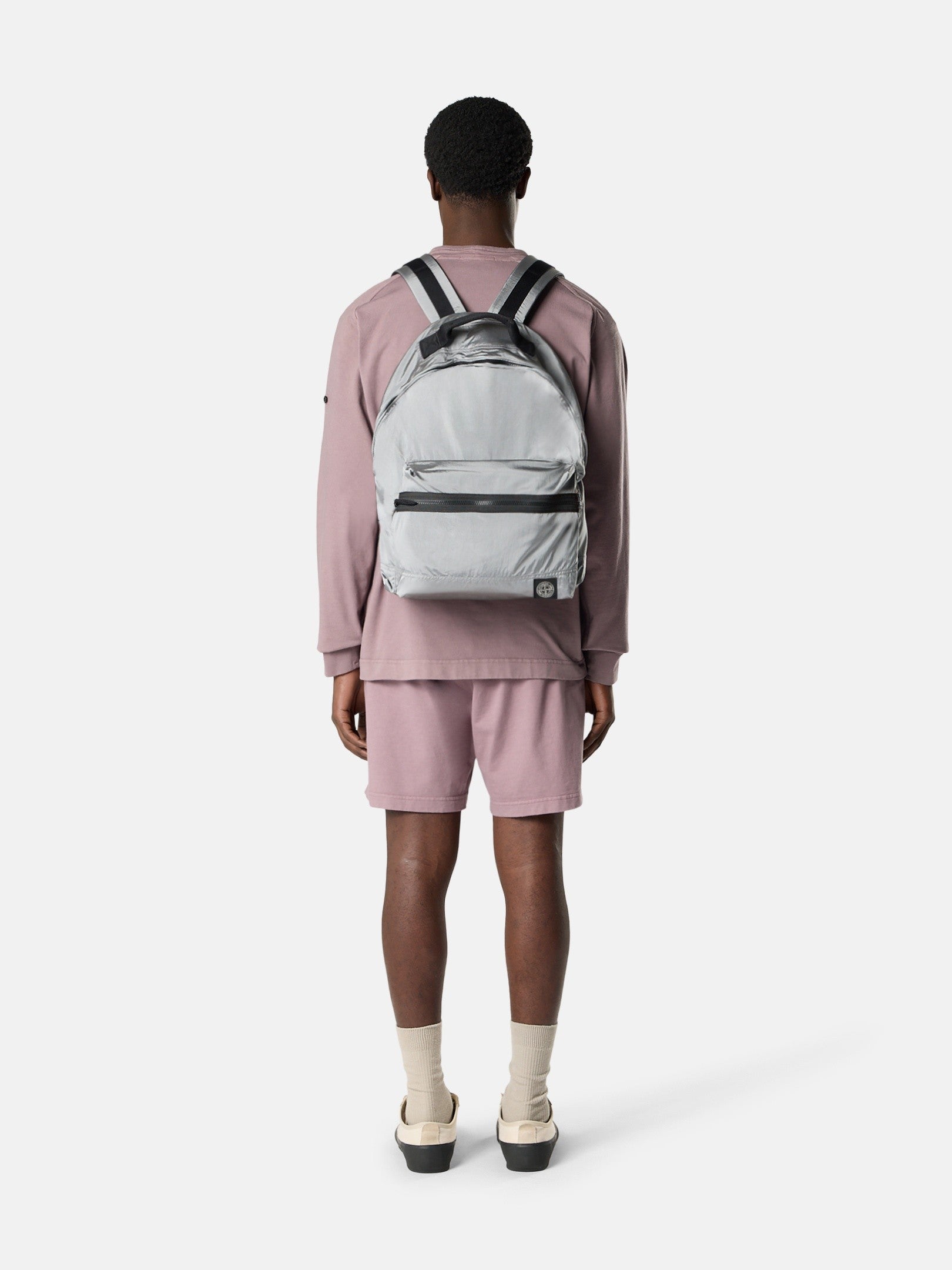 Stone Island Backpack with Front Pocket and Adjustable Padded Straps 9200016