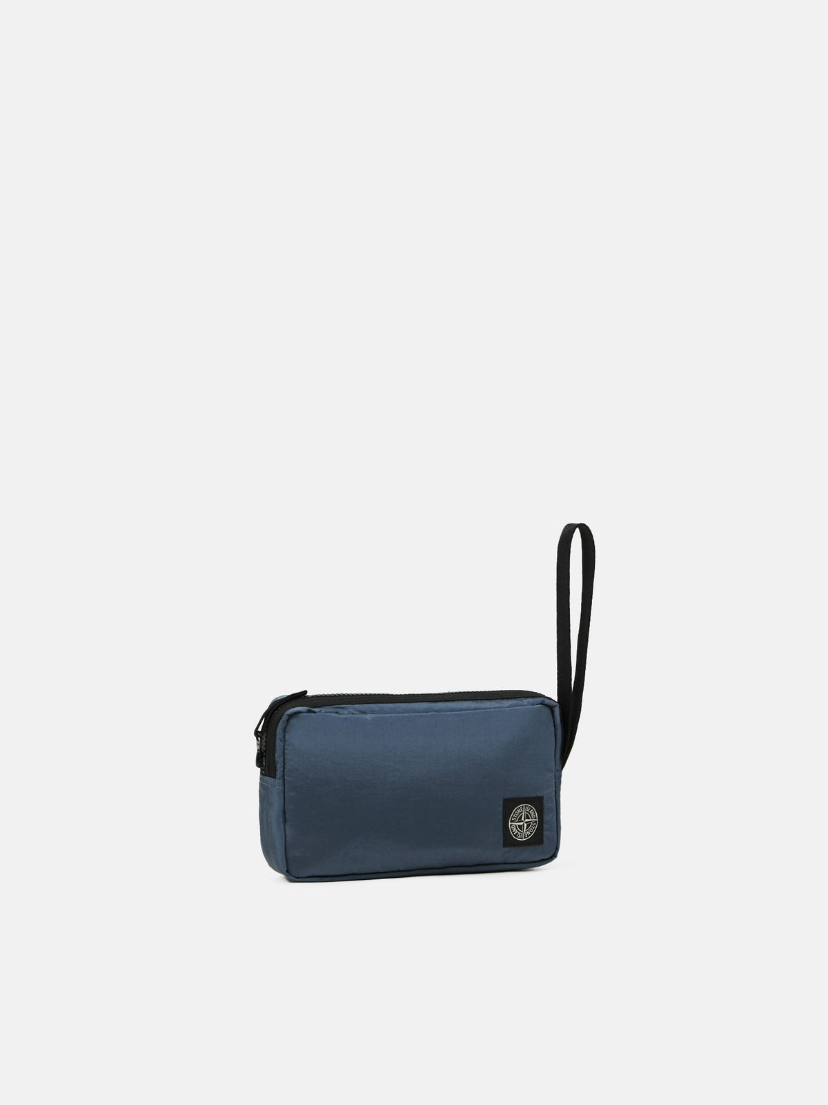 Stone Island Wrist Pouch with Internal Pockets and Zip Closure 9200019