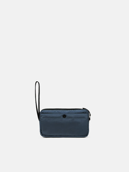 Stone Island Wrist Pouch with Internal Pockets and Zip Closure 9200019