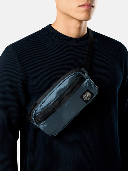 Stone Island Belt Bag with Zip Pocket and Compass Patch 9200014