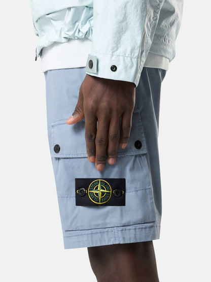 Stone Island Slim-Fit Cargo Bermuda Shorts with Zip Pockets L100019