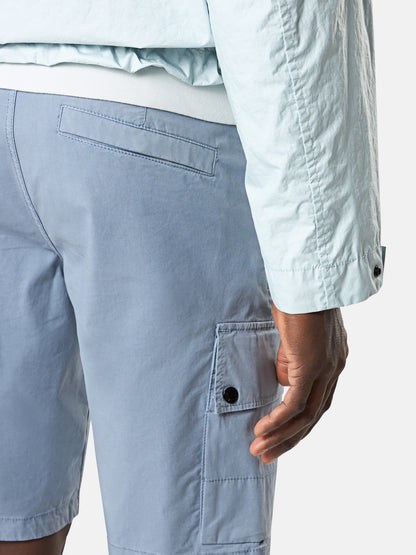 Stone Island Slim-Fit Cargo Bermuda Shorts with Zip Pockets L100019
