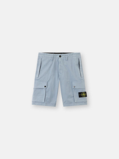 Stone Island Slim-Fit Cargo Bermuda Shorts with Zip Pockets L100019