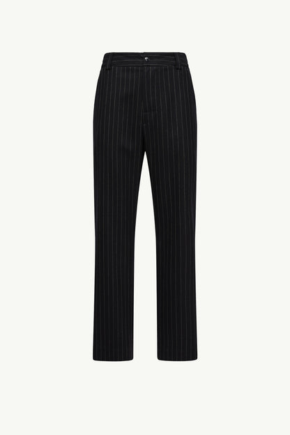 Moncler Tailored Pinstripe Pants Dark Blue Dark Blue