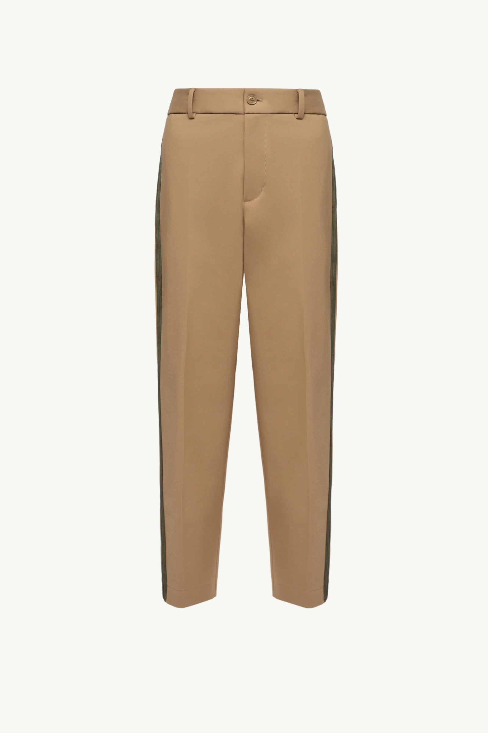 Moncler Tailored Cotton Blend Pants Beige Beige
