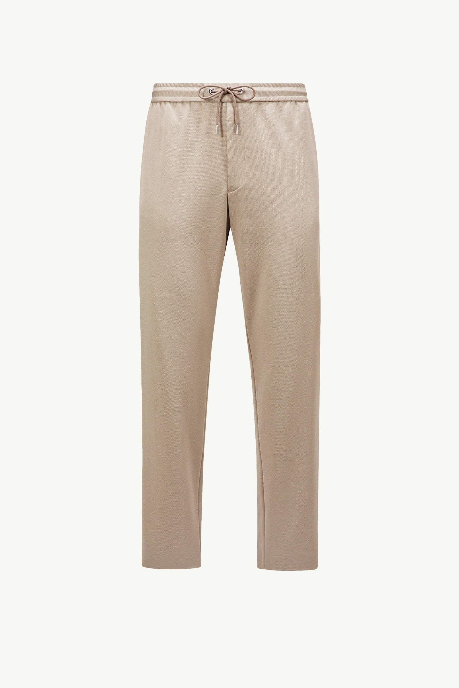 Moncler Logo Jogging Trousers Taupe Taupe