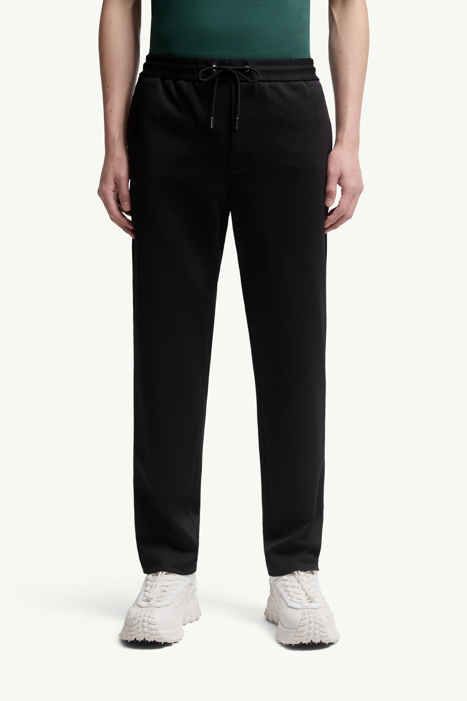 Moncler Logo Jogging Trousers Black Black